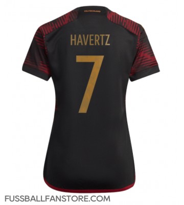 Deutschland Kai Havertz #7 Replik Auswärtstrikot Damen WM 2022 Kurzarm